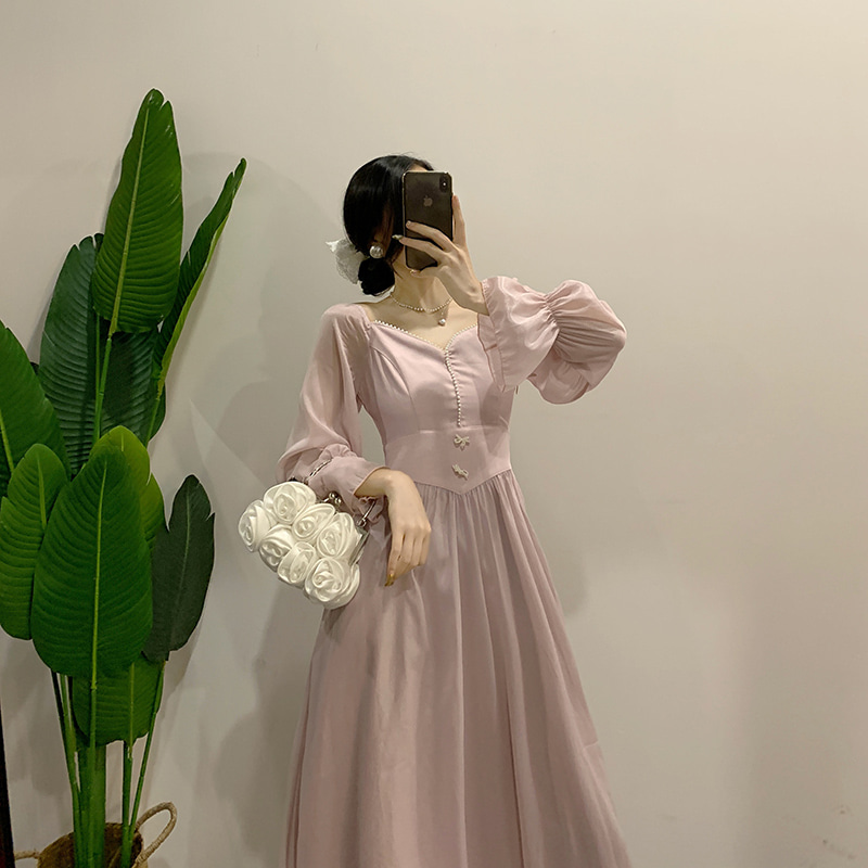 브라이덜 샤워 펄 핑크 드레스